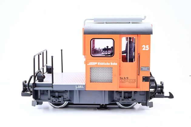 LGB G Gauge 20410 Rhatische Bahn '25' Tractor Loco Tm 2/2 - DCC Fitted, Boxed
