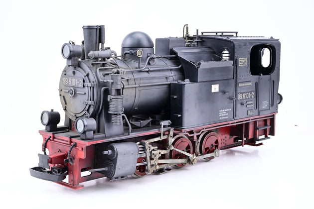 Train Line 45 G Gauge 2012012 DR Black HSB Steam Locomotive No.996101 'Pfiffi' - DCC Sound, Boxed