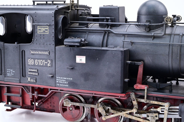 Train Line 45 G Gauge 2012012 DR Black HSB Steam Locomotive No.996101 'Pfiffi' - DCC Sound, Boxed