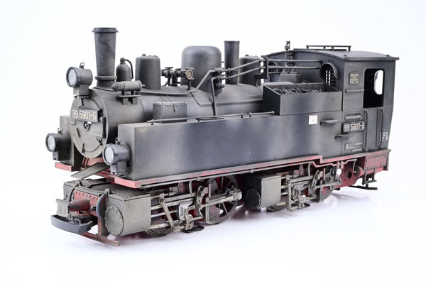 Train Line 45 G Gauge 2011012 DR Black HSB Mallet Steam Locomotive No.995901 - DCC Sound, Boxed