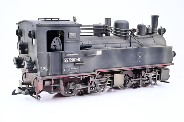 Train Line 45 G Gauge 2011012 DR Black HSB Mallet Steam Locomotive No.995901 - DCC Sound, Boxed