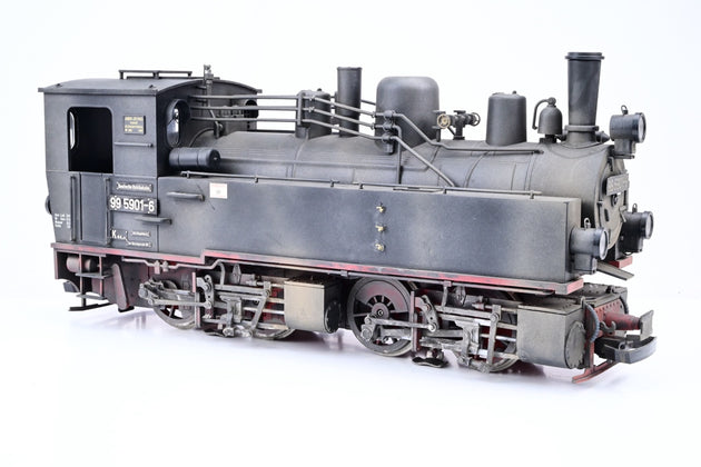 Train Line 45 G Gauge 2011012 DR Black HSB Mallet Steam Locomotive No.995901 - DCC Sound, Boxed