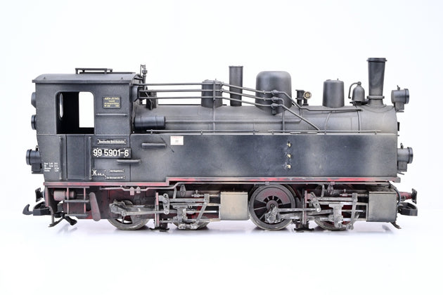 Train Line 45 G Gauge 2011012 DR Black HSB Mallet Steam Locomotive No.995901 - DCC Sound, Boxed