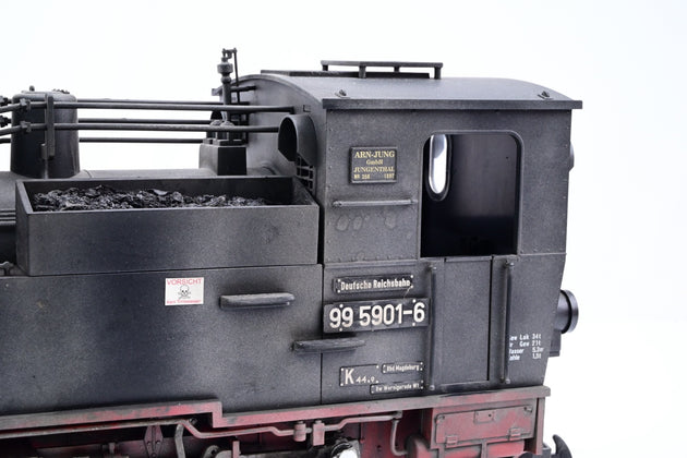 Train Line 45 G Gauge 2011012 DR Black HSB Mallet Steam Locomotive No.995901 - DCC Sound, Boxed