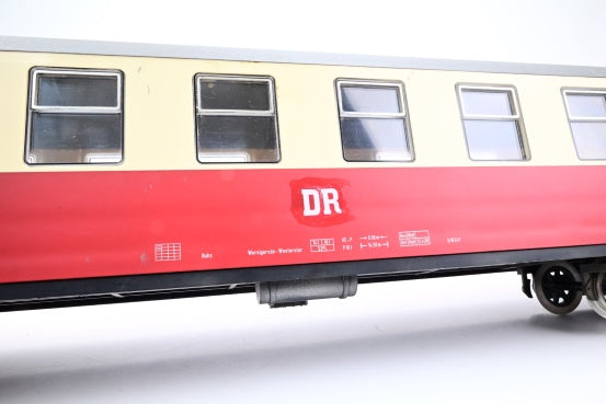 Train Line 45 G Gauge 3030750 DR Red & Cream HSB Passenger Car No.900-516 - Boxed