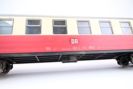 Train Line 45 G Gauge 3030750 DR Red & Cream HSB Passenger Car No.900-516 - Boxed