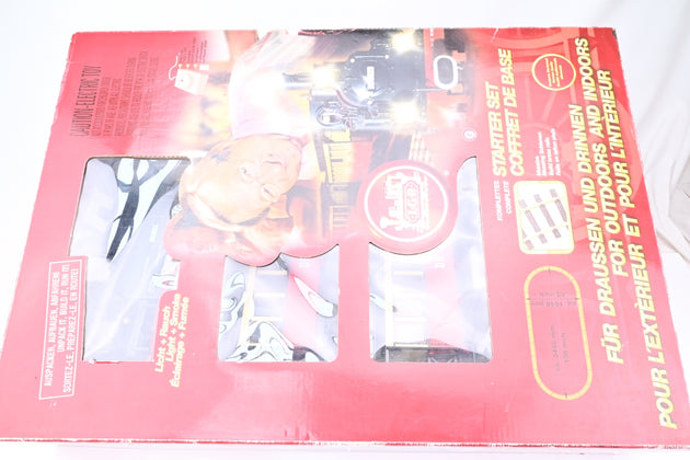 LGB G Gauge 78741 Starter Set w/ DR 2-6-0 Steam Locomotive No.995633 + 2 Passenger Coaches - Boxed