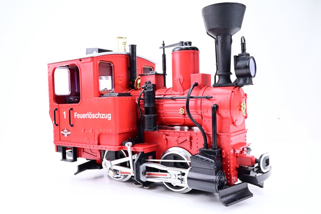 LGB G Gauge 70940 Fire Department Starte Set w/ 0-4-0 Stainz Locomotive + 3 Wagons - Boxed