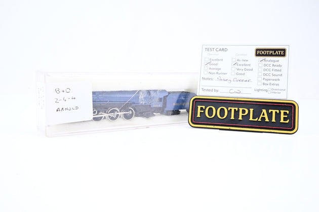 Arnold N Gauge 0228B Baltimore & Ohio Blue 4-6-2 Pacific Steam Locomotive No.5312 - Boxed