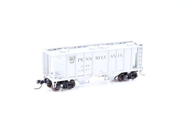 Atlas N Gauge 31931 Pennsylvania Railroad Grey PS-2 Hopper Car No.258043 - Boxed