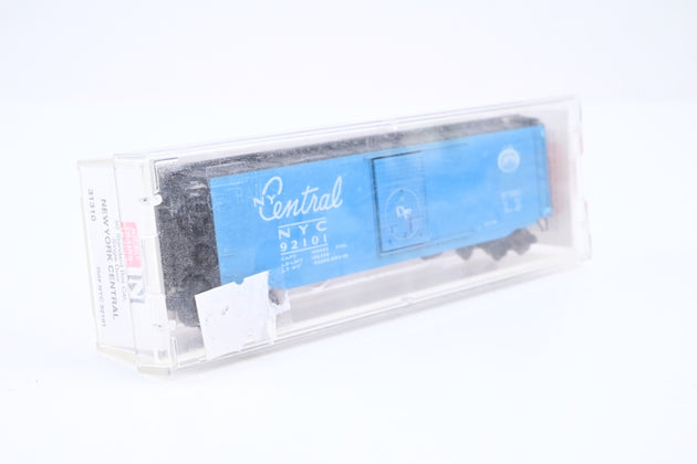Micro-Trains N Gauge 31310 New York Central Blue 50ft Standard Single Door Box Car No.92101 - Boxed