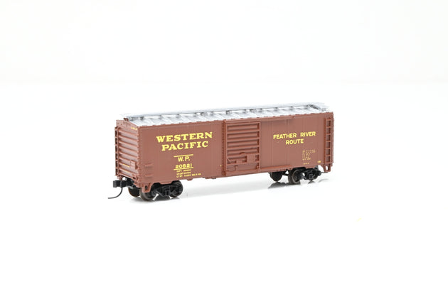 Atlas N Gauge 34616 Western Pacific 'Feather River Route' Brown 40ft PS-1 Box Car No.20821 - Boxed