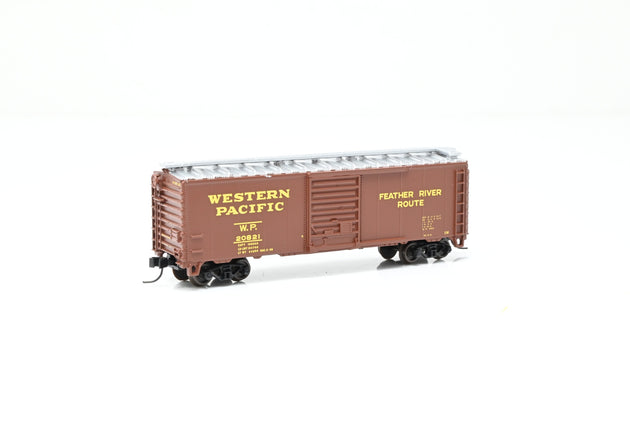 Atlas N Gauge 34616 Western Pacific 'Feather River Route' Brown 40ft PS-1 Box Car No.20821 - Boxed