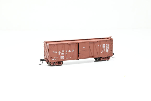 Atlas N Gauge 41811 Reading Brown USRA Single-Sheathed Box Car No.5343 - Boxed
