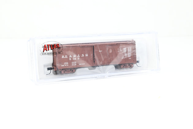 Atlas N Gauge 41811 Reading Brown USRA Single-Sheathed Box Car No.5343 - Boxed