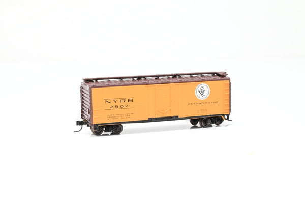 Atlas N Gauge 33392 New York Central Yellow 40ft Plug Door Box Car No.2502 - Boxed