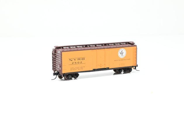 Atlas N Gauge 33392 New York Central Yellow 40ft Plug Door Box Car No.2502 - Boxed