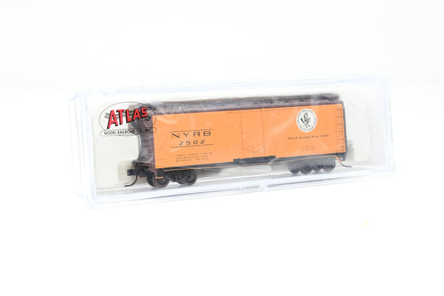 Atlas N Gauge 33392 New York Central Yellow 40ft Plug Door Box Car No.2502 - Boxed