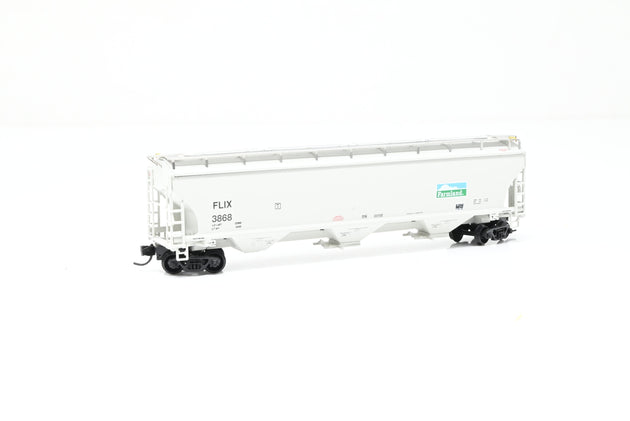 Intermountain N Gauge 67203-06 Farmland White Trinity 5161 Cu. Ft. Covered Hopper Car No.3868 - Boxed