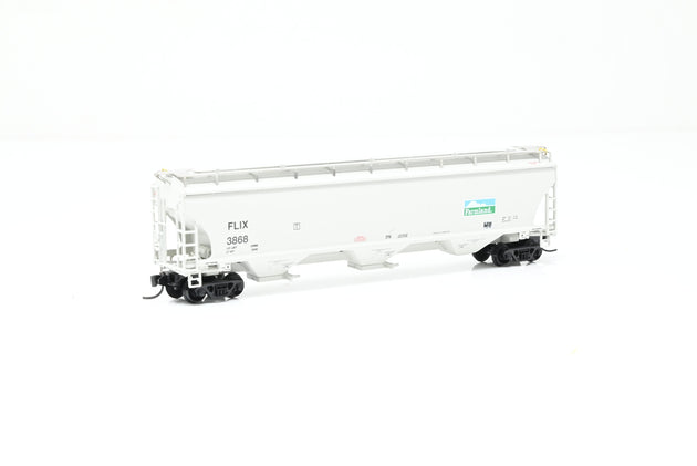 Intermountain N Gauge 67203-06 Farmland White Trinity 5161 Cu. Ft. Covered Hopper Car No.3868 - Boxed