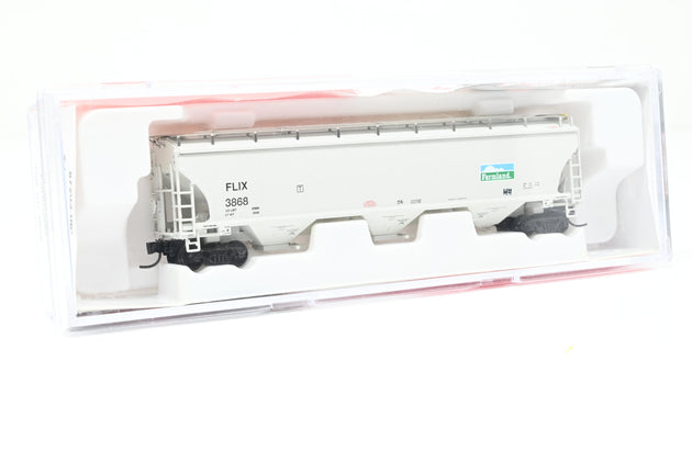 Intermountain N Gauge 67203-06 Farmland White Trinity 5161 Cu. Ft. Covered Hopper Car No.3868 - Boxed