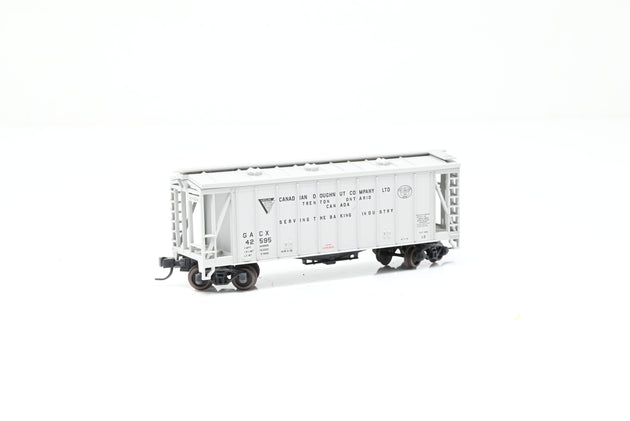 Atlas N Gauge 38786 Canadian Doughnut Company Grey 40ft Airslide Hopper Car No.42595 - Boxed