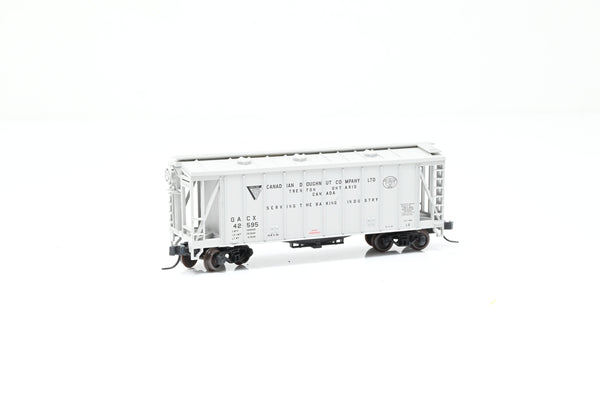 Atlas N Gauge 38786 Canadian Doughnut Company Grey 40ft Airslide Hopper Car No.42595 - Boxed