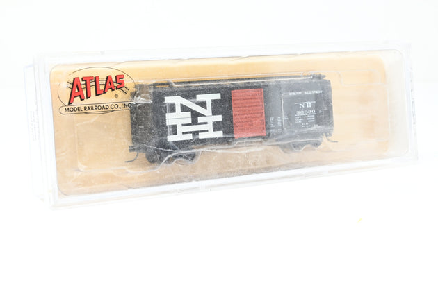 Atlas N Gauge 50001157 New Haven Black & Red 40ft PS-1 Box Car No.33997 - Boxed