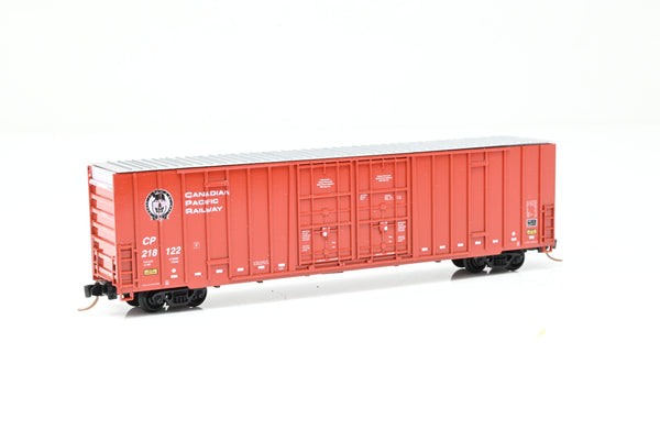 LBF Company N Gauge 5901 Canadian Pacific Railway Red 60ft Gunderson Hi-Cube Box Car No.CP218122 - Boxed