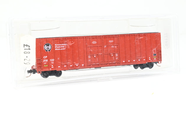 LBF Company N Gauge 5901 Canadian Pacific Railway Red 60ft Gunderson Hi-Cube Box Car No.CP218122 - Boxed