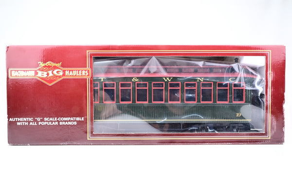 Bachmann Big Haulers G Gauge 89291 ET&WNC Green L Jackson Sharp Passenger Car No.19 - Boxed