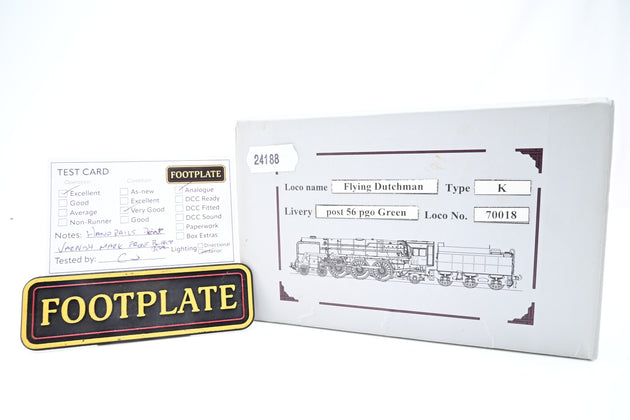 ACE Trains Coarse Scale O Gauge BR Green Late Crest Britannia Class No.70018 'Flying Dutchman' - Boxed