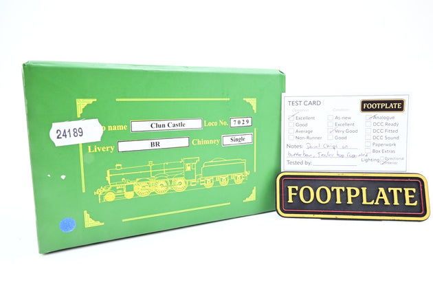 ACE Trains Coarse Scale O Gauge BR Green Early Emblem Castle Class No.7029 'Clun Castle' - Boxed
