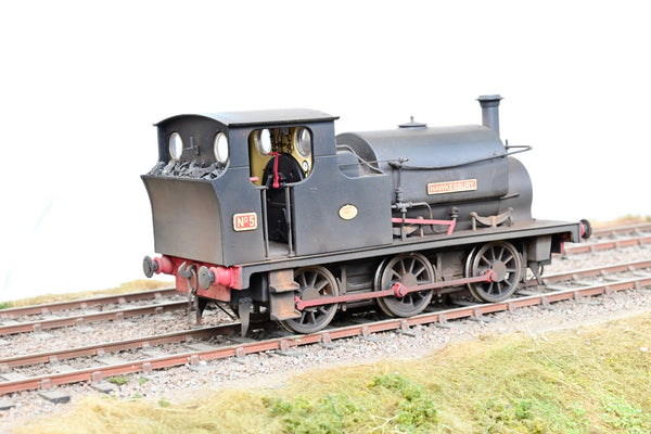 Ixion O Gauge Hudswell Clarke 0-6-0ST Standard Contractor's Tank No.5 'Hawkesbury' - Heavily Weathered, Boxed