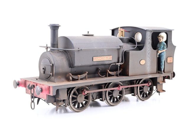 Ixion O Gauge Hudswell Clarke 0-6-0ST Standard Contractor's Tank No.5 'Hawkesbury' - Heavily Weathered, Boxed