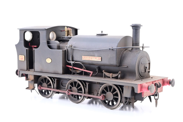 Ixion O Gauge Hudswell Clarke 0-6-0ST Standard Contractor's Tank No.5 'Hawkesbury' - Heavily Weathered, Boxed