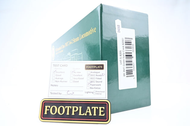 Lionheart Trains O Gauge LHT-S-8205 BR Green Early Emblem Standard Class 3MT No.82007 - Boxed