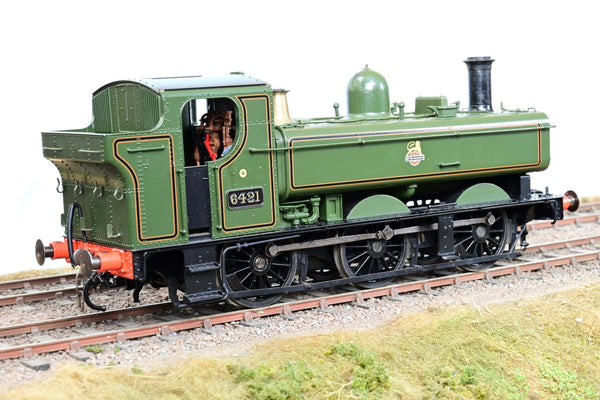 Lionheart Trains O Gauge BR Green Early Emblem 0-6-0PT 64xx Pannier Tank No.6421 - Boxed