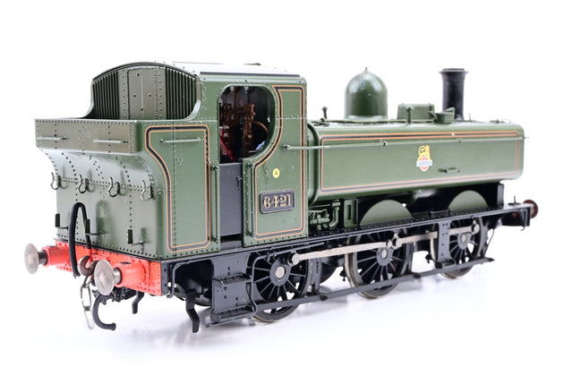 Lionheart Trains O Gauge BR Green Early Emblem 0-6-0PT 64xx Pannier Tank No.6421 - Boxed