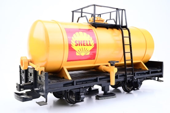 LGB G Gauge 4040 Shell Yellow Tank Car Unnumbered - Boxed