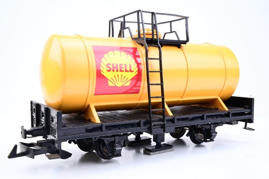 LGB G Gauge 4040 Shell Yellow Tank Car Unnumbered - Boxed