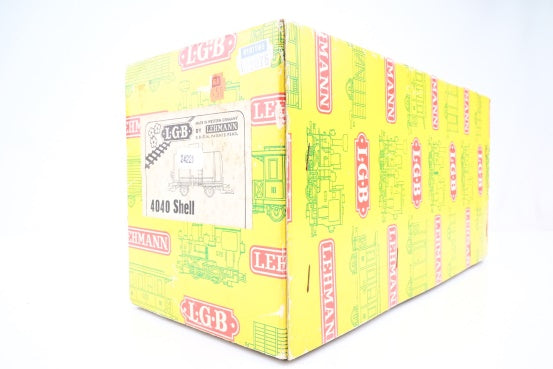LGB G Gauge 4040 Shell Yellow Tank Car Unnumbered - Boxed