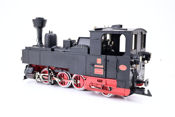 LGB G Gauge 2071D Zillertahlbahn Black 0-6-2 Tank Locomotive No.2 - Boxed