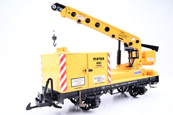 LGB G Gauge 4042 Matra Rail Crane No.4042 - Boxed
