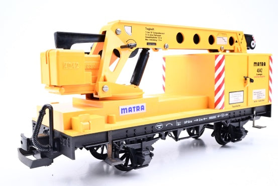 LGB G Gauge 4042 Matra Rail Crane No.4042 - Boxed