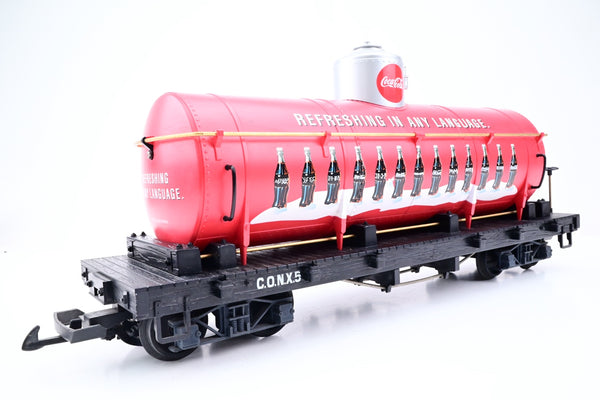 LGB G Gauge 45805 Coca-Cola® Tank Car No.Conx5 - Boxed