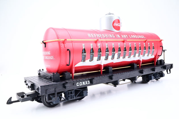 LGB G Gauge 45805 Coca-Cola® Tank Car No.Conx5 - Boxed