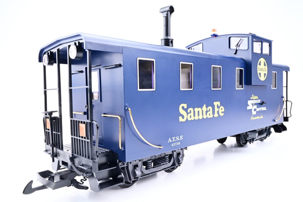 LGB G Gauge 43710 Santa Fe Caboose Blue No.43710 - Boxed