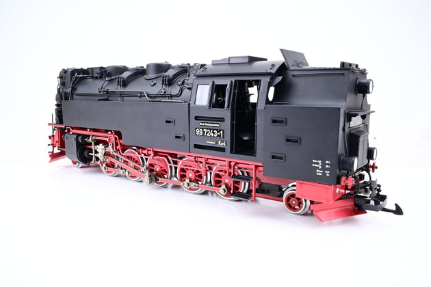 LGB G Gauge 20811 Aster HSB Black 2-10-2 'Harzbulle' Steam Locomotive No.997243-1 - Limited Edition, Boxed Wooden Case