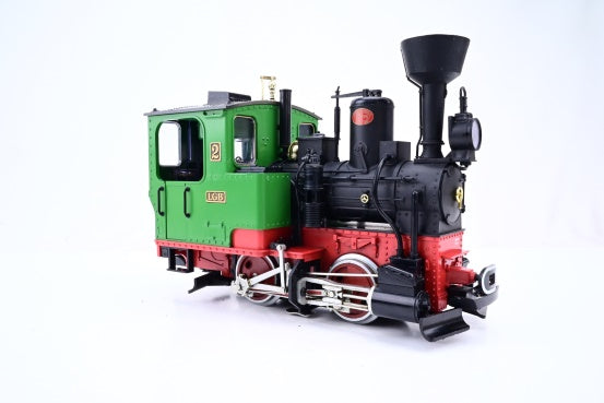 LGB G Gauge 20212 Green 0-4-0 Stainz Steam Locomotive No.2 - Unboxed